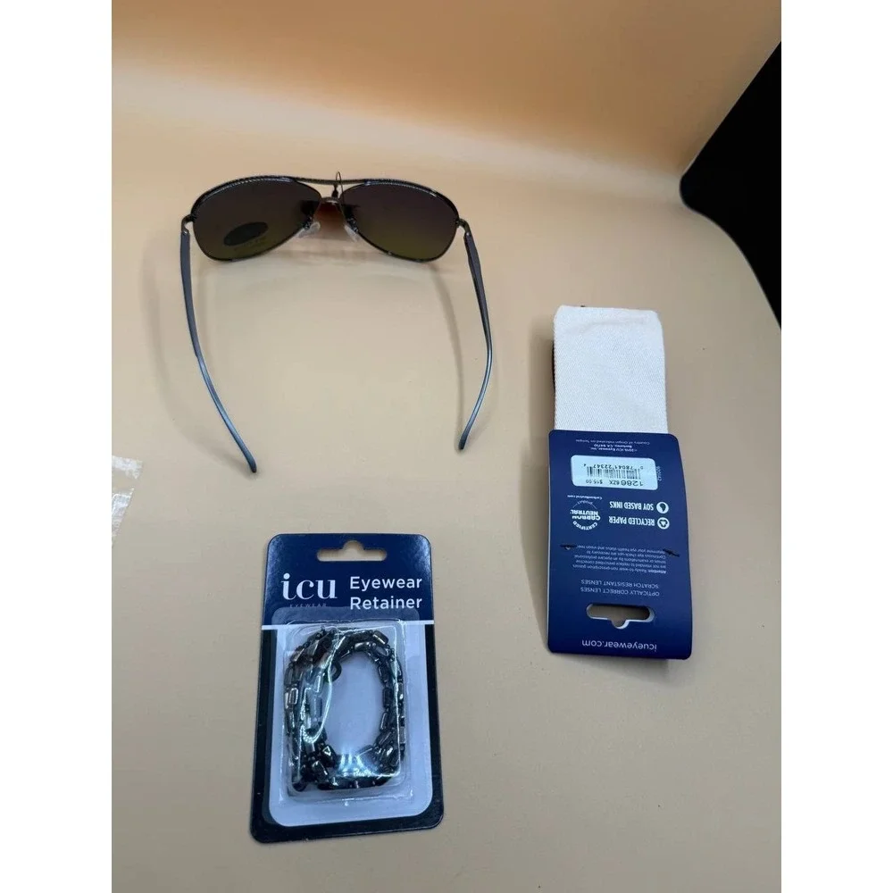 Lot Of 3 ICU‎ Eyewear Retainer/SOL Sunglasses/Dr. Dean Reading Glasses +2.50 NEW